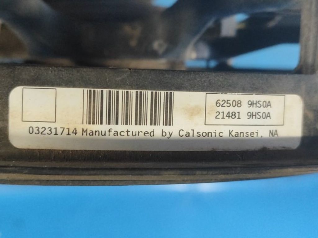 62508-9HS0A | Дифузор вентилятора основного радіатора NISSAN ALTIMA L33 12-18 - Фото 7