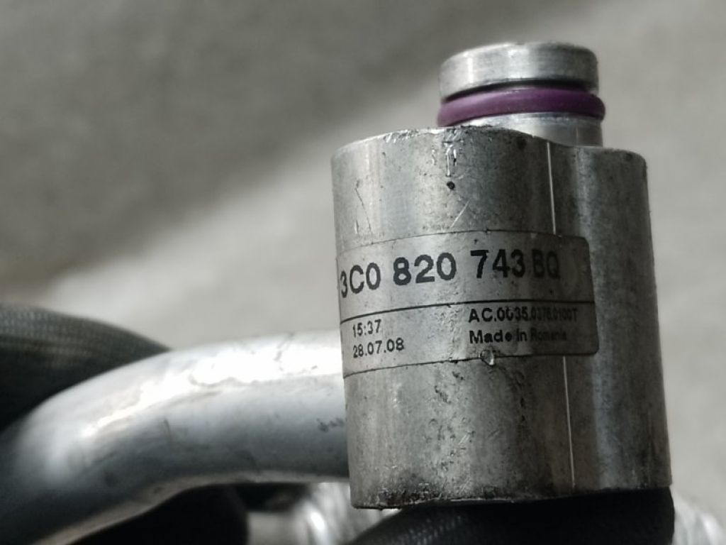 3C0820743BQ | Трубка кондиціонеру VOLKSWAGEN PASSAT CC 08-12 - Фото 5