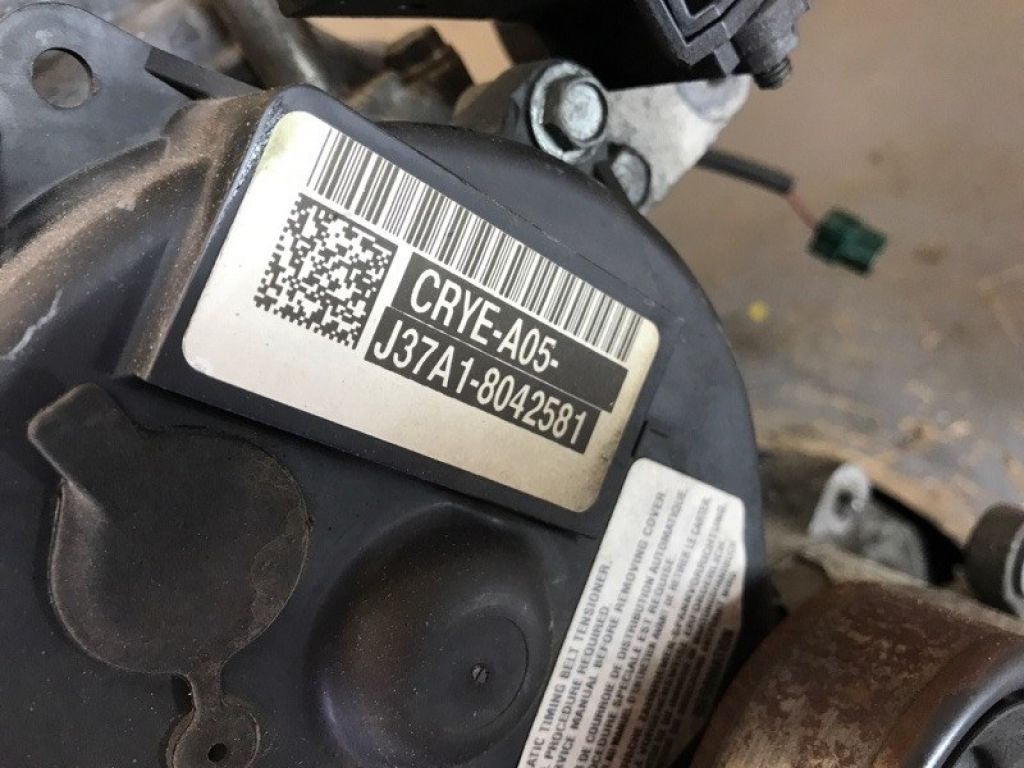 J37A1 | Двигун бензин ACURA MDX (YD2) 06-13 - Фото 8