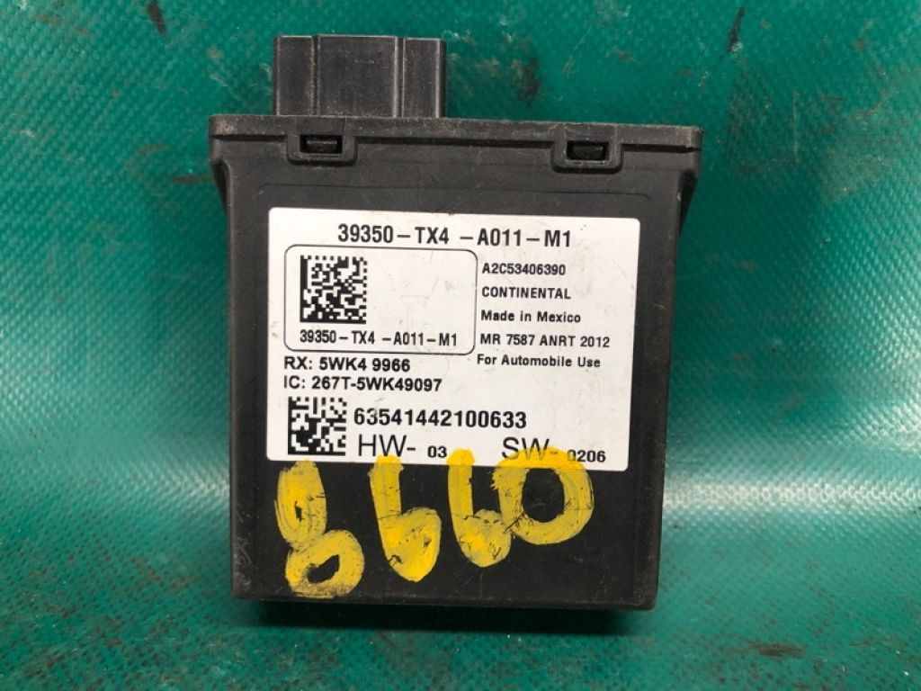 39350-TX4-A01 | Блок керування тиском в шинах ACURA RDX 12-19 - Фото 3
