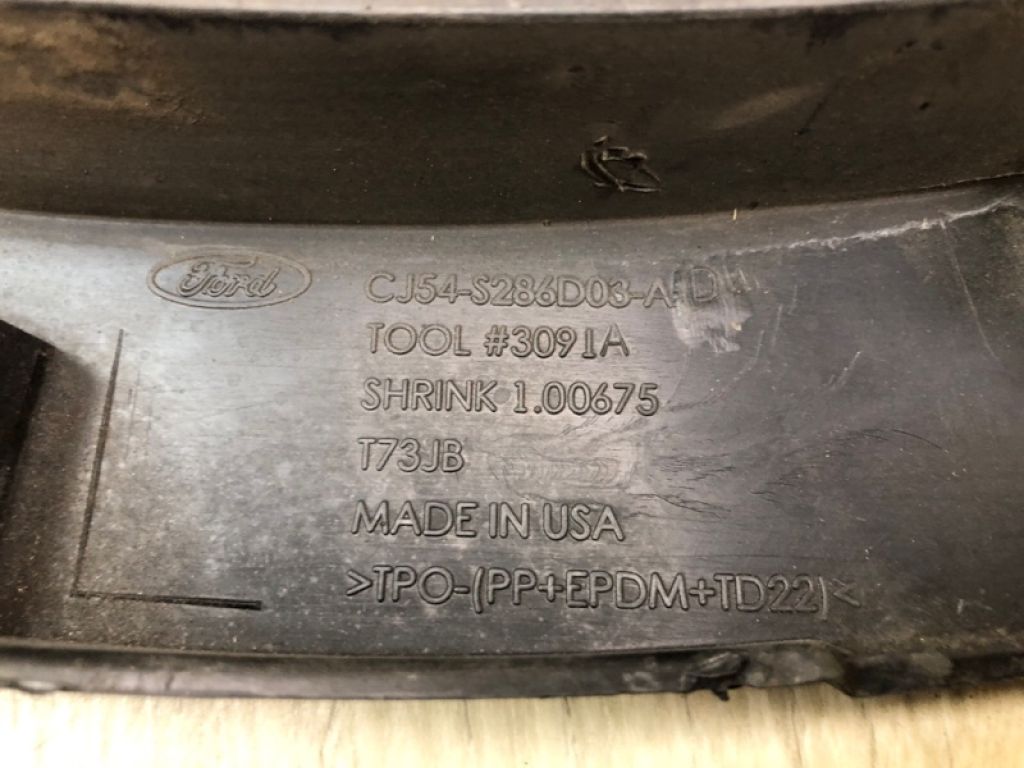 CJ5Z-78290A61-AB | Накладка крила (розширювач арки) задня ліва FORD ESCAPE 12-19 - Фото 7