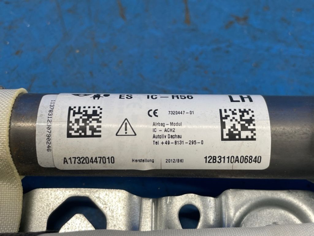 72127320447 | Подушка безопасности (штора) лев. MINI COOPER S R56 06-14 - Фото 2