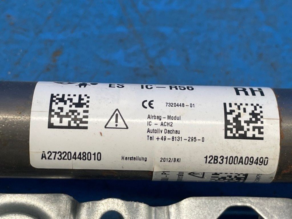 72127320448 | Подушка безпеки (штора) прав. MINI COOPER S R56 06-14 - Фото 2