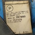 7336047060B0 | Ремінь безпеки задній правий TOYOTA PRIUS - 30 09-17 - Прев'ю 4