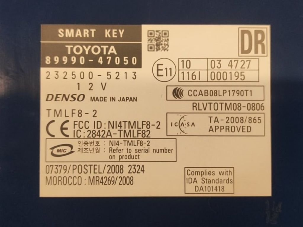89990-47050 | Блок электронный TOYOTA PRIUS - 30 09-17 - Фото 4