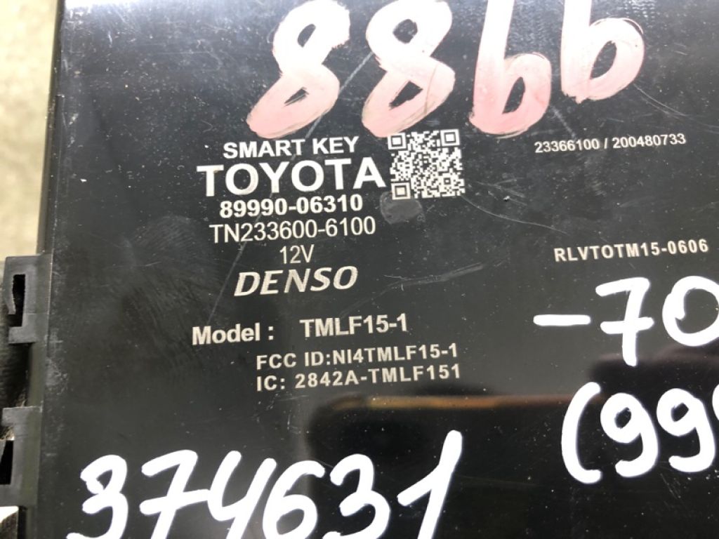 8999006310 | Блок електронний TOYOTA CAMRY 70 17- - Фото 3