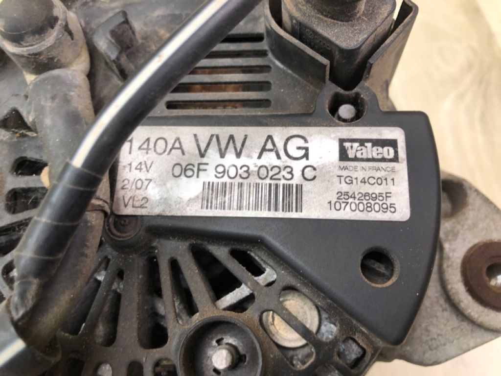 06F 903 023 C | Генератор VOLKSWAGEN GOLF 06-12 - Фото 8