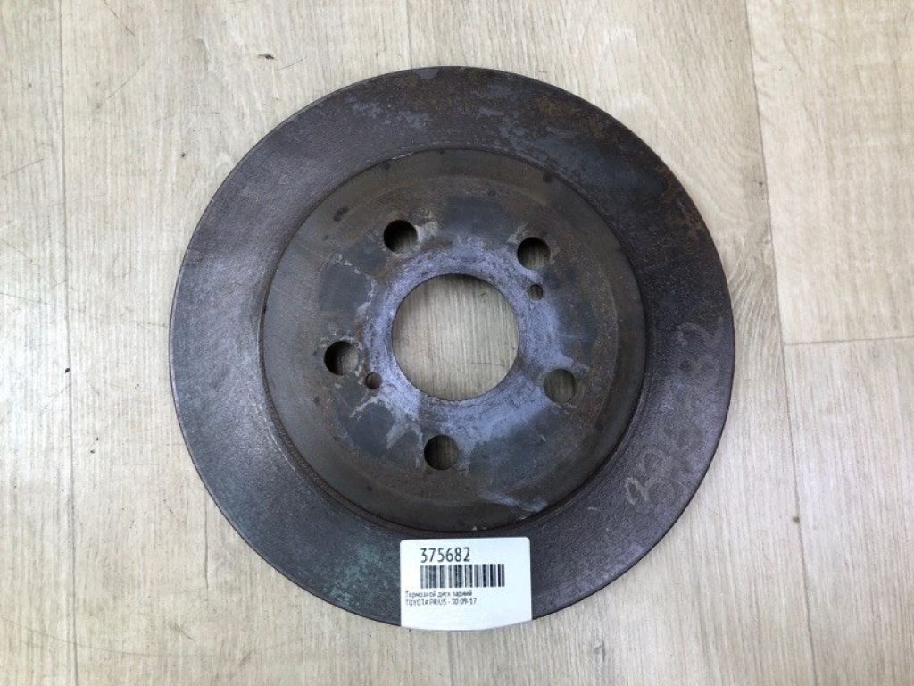 42431-12310 | Гальмівний диск задній TOYOTA PRIUS - 30 09-17