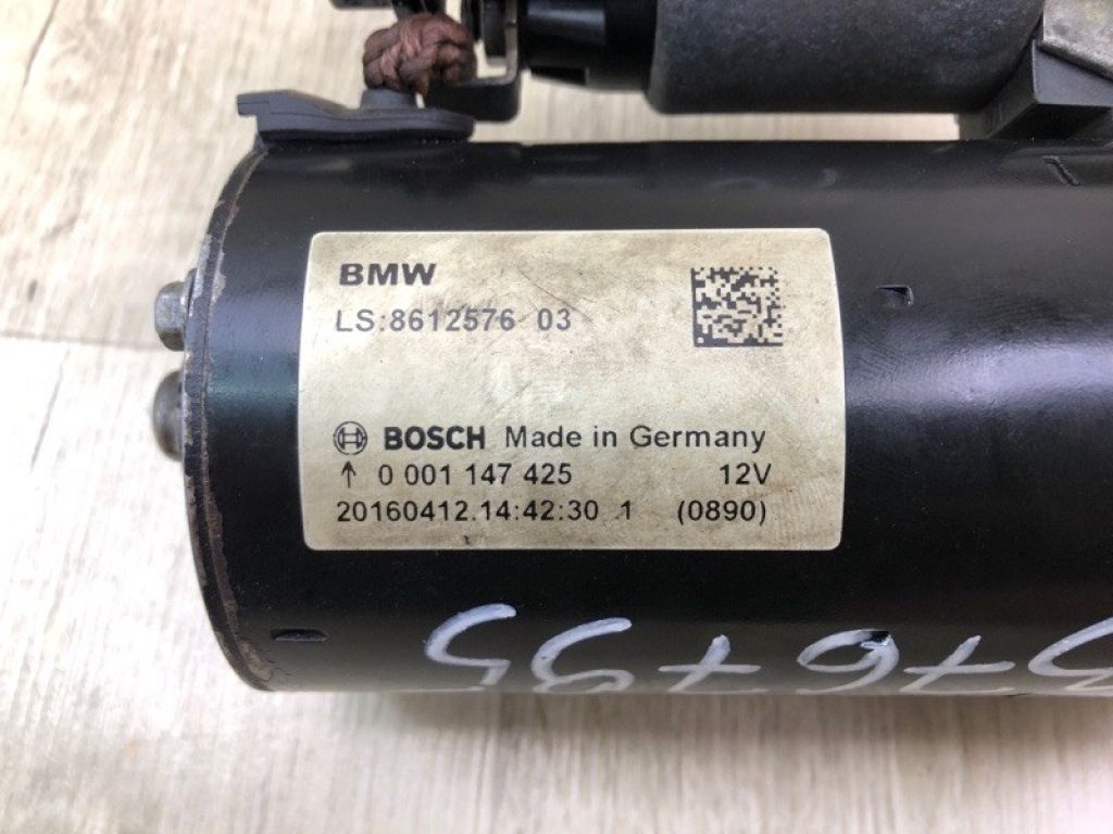 12 41 8 612 576 | Стартер BMW X3 (F25) 11-17 - Фото 7