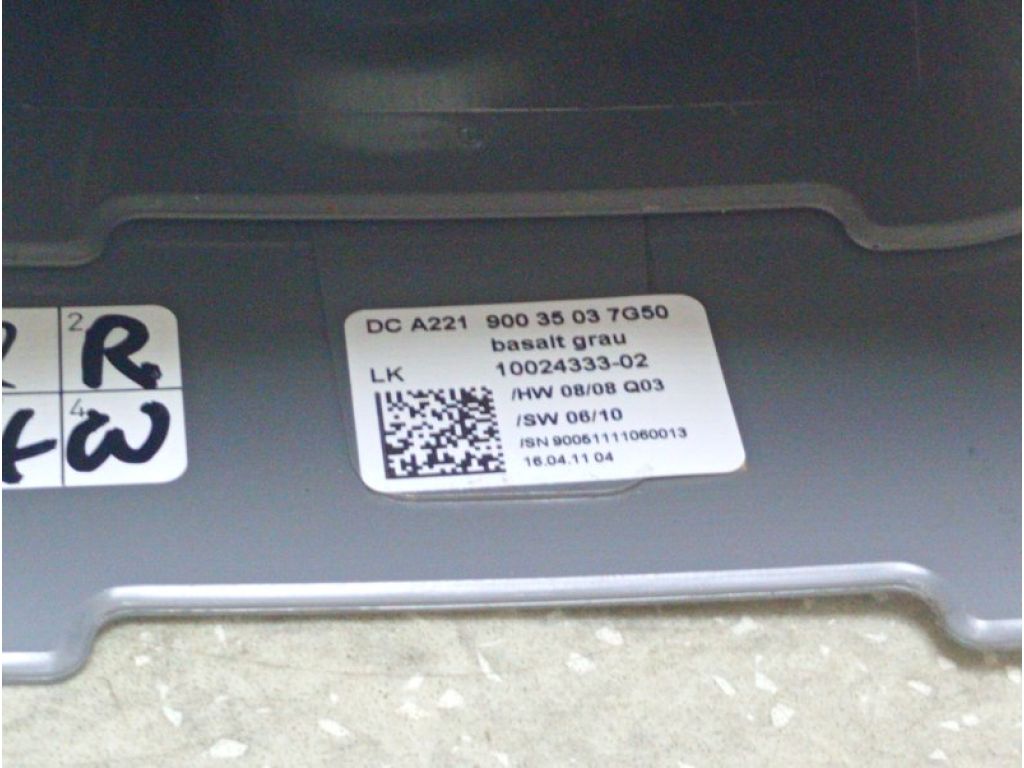 A22190035037G50 | Кулиса АКПП MERCEDES S-CLASS W221 06-13 - Фото 5