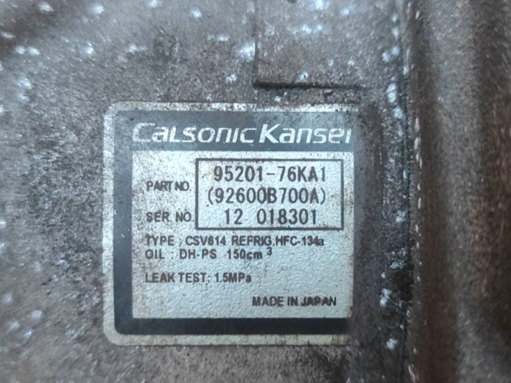 95200-76KA1 | Компресор кондиціонера SUZUKI GRAND VITARA 05-15 - Фото 6