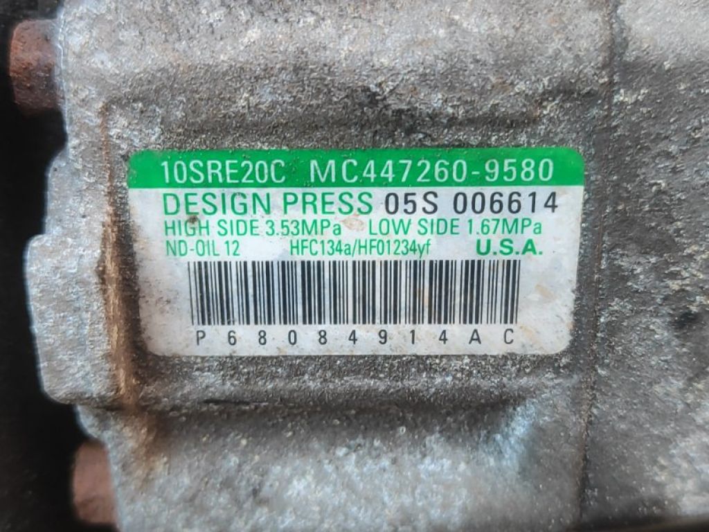 68084 914AB | Компрессор кондиционера DODGE JOURNEY 08-20 - Фото 6