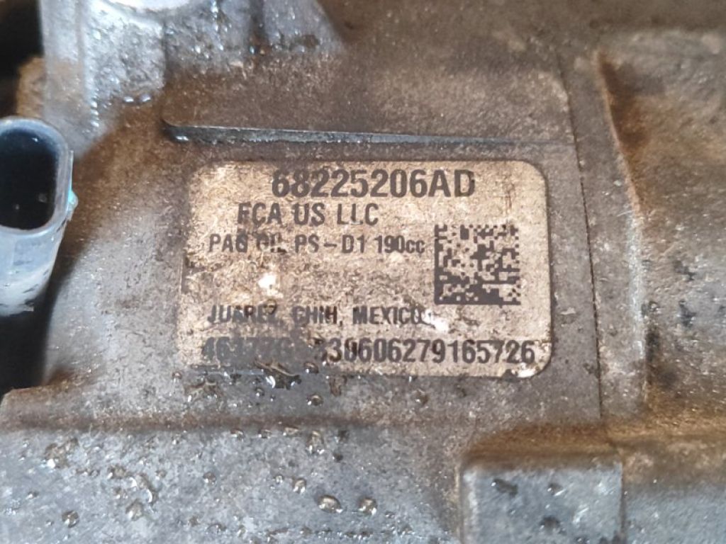 68225206AD | Компресор кондиціонера CHRYSLER PACIFICA 16-20 - Фото 2