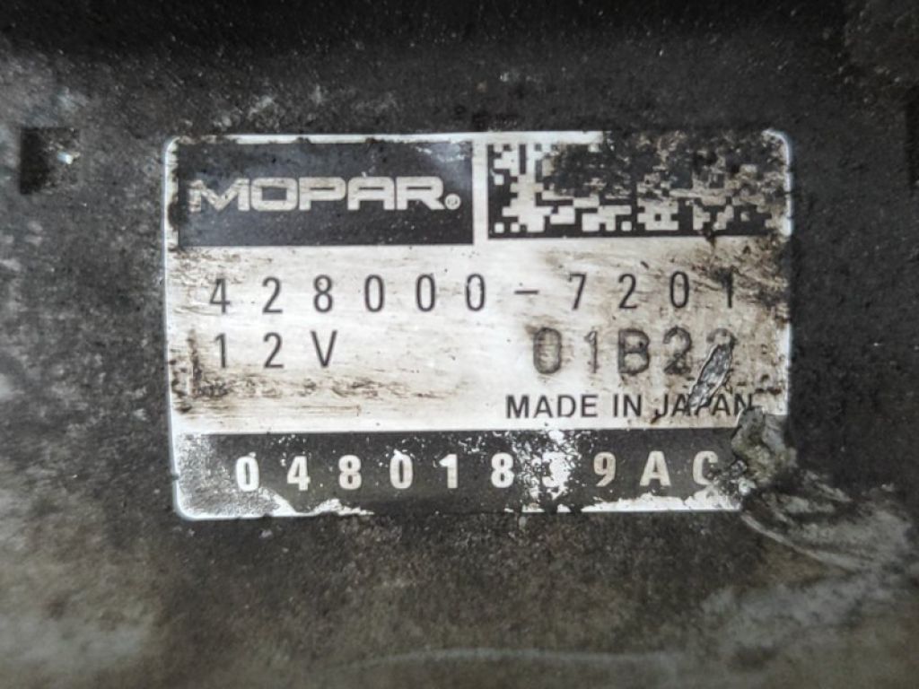 04801839AC | стартер DODGE JOURNEY 08-20 - Фото 2