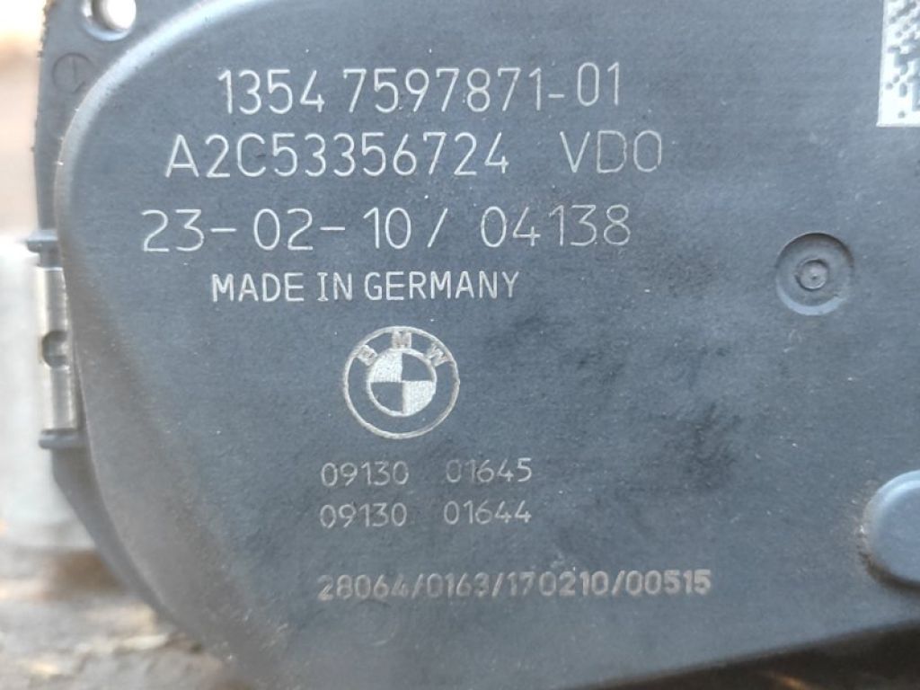 13547597871 | Дроссельная заслонка BMW X5 (E70) 07-13 - Фото 4