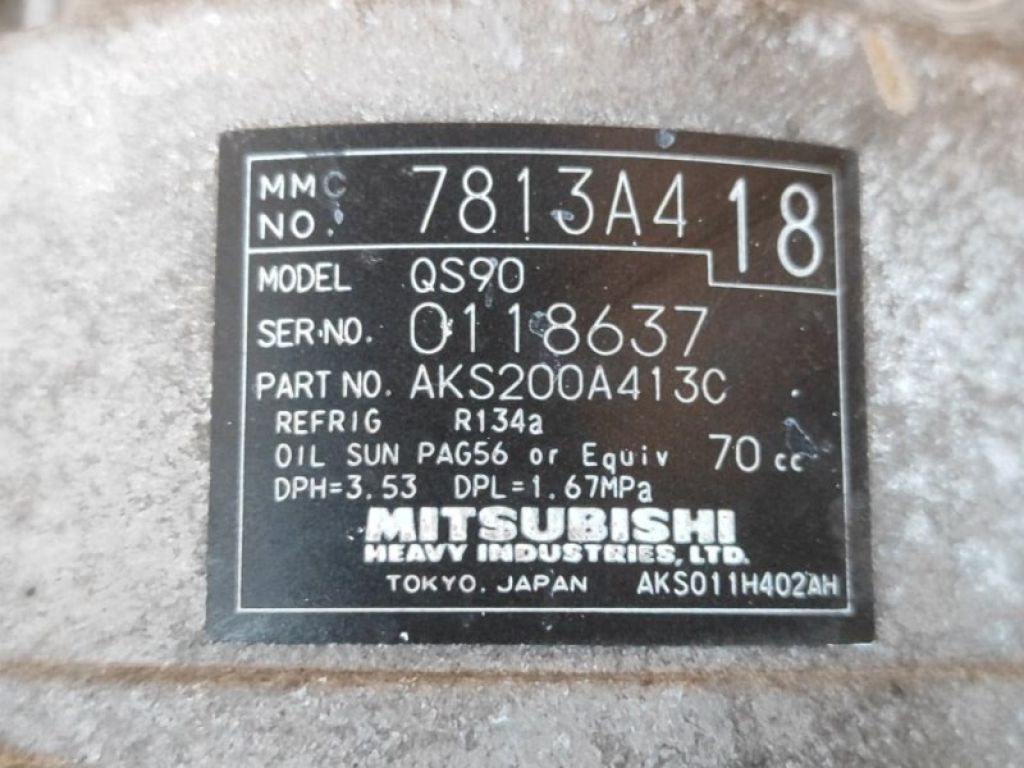 7813A418 | Компрессор кондиционера MITSUBISHI ASX / OUTLANDER SPORT 10-21 - Фото 8