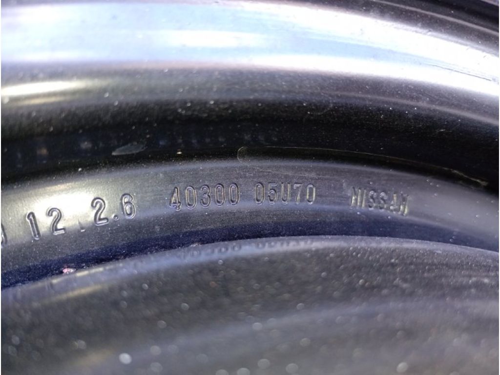 4030005U70 | Колісний диск (докатка) INFINITI M25/M37/M56/Q70/M35H 10-16 - Фото 4