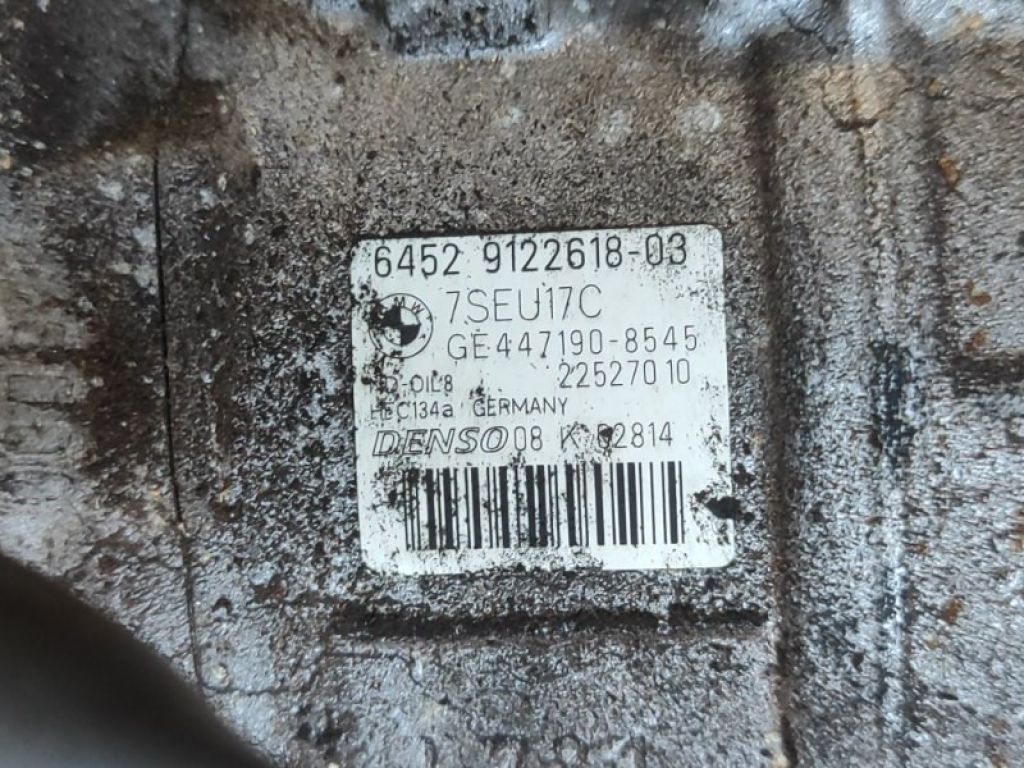 64529122618 | Компрессор кондиционера BMW 3 SERIES (E90-E93) 2005–2014 - Фото 5