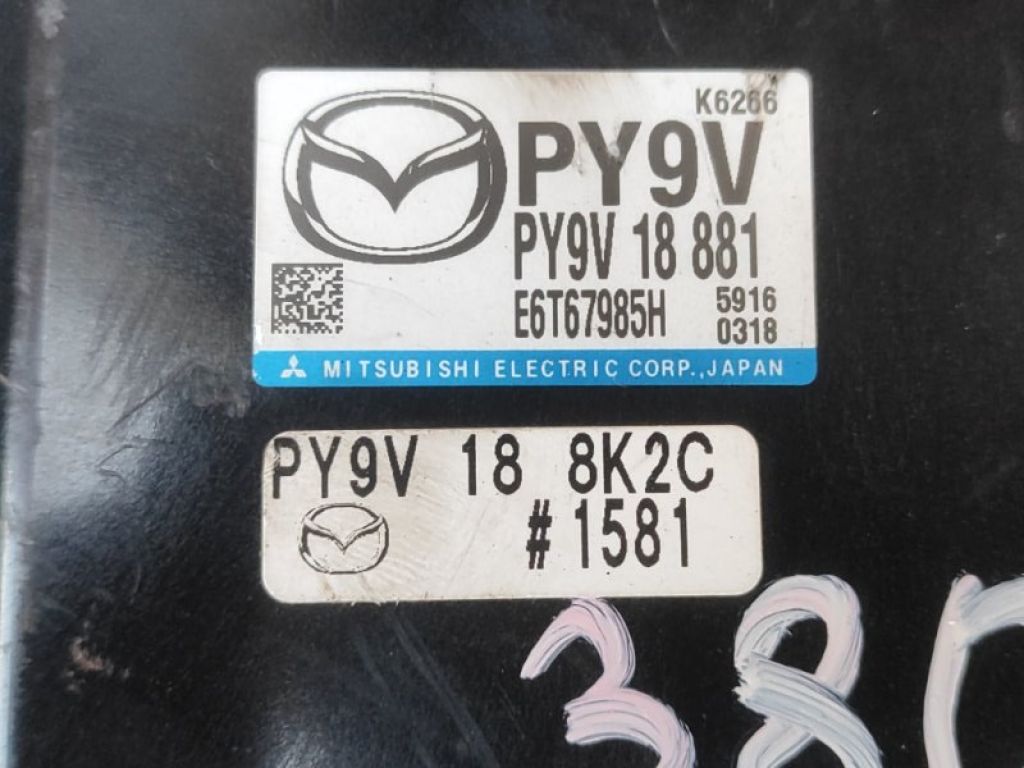 PY9V18881 | Блок керування двигуном MAZDA 6 GJ 12- - Фото 4