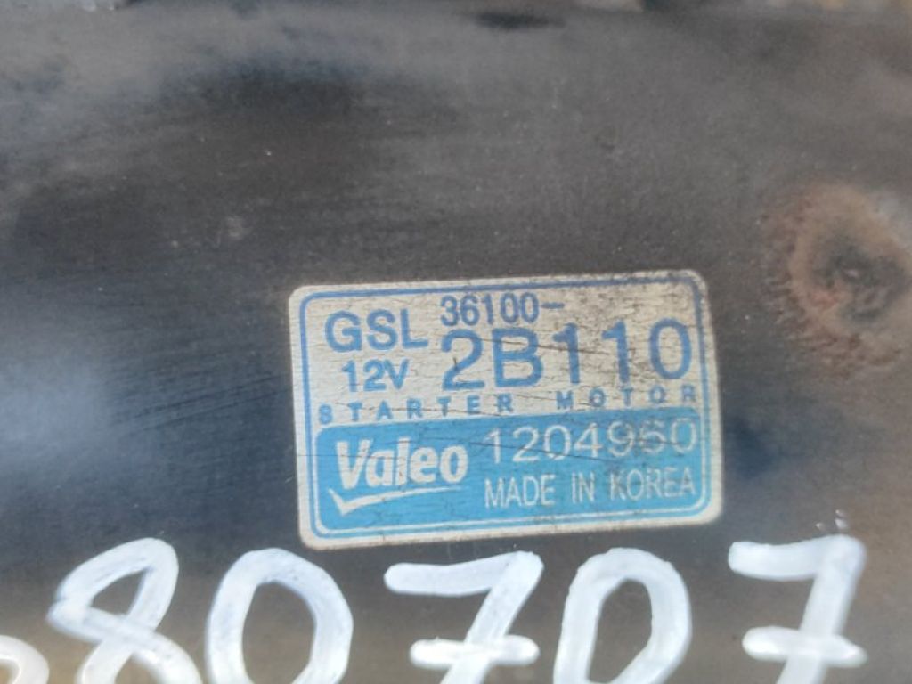 36100-2B110 | стартер KIA SOUL PS 13-19 - Фото 2