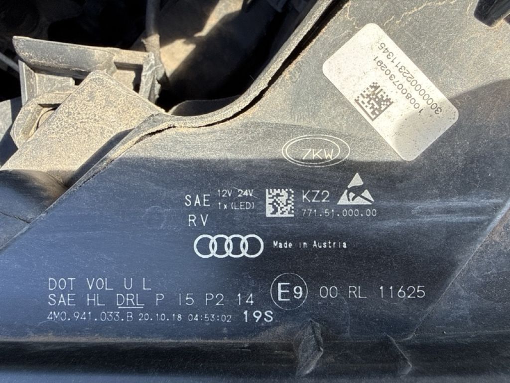 4M0 941 033 B | Фара левая AUDI Q7 15-19 - Фото 3