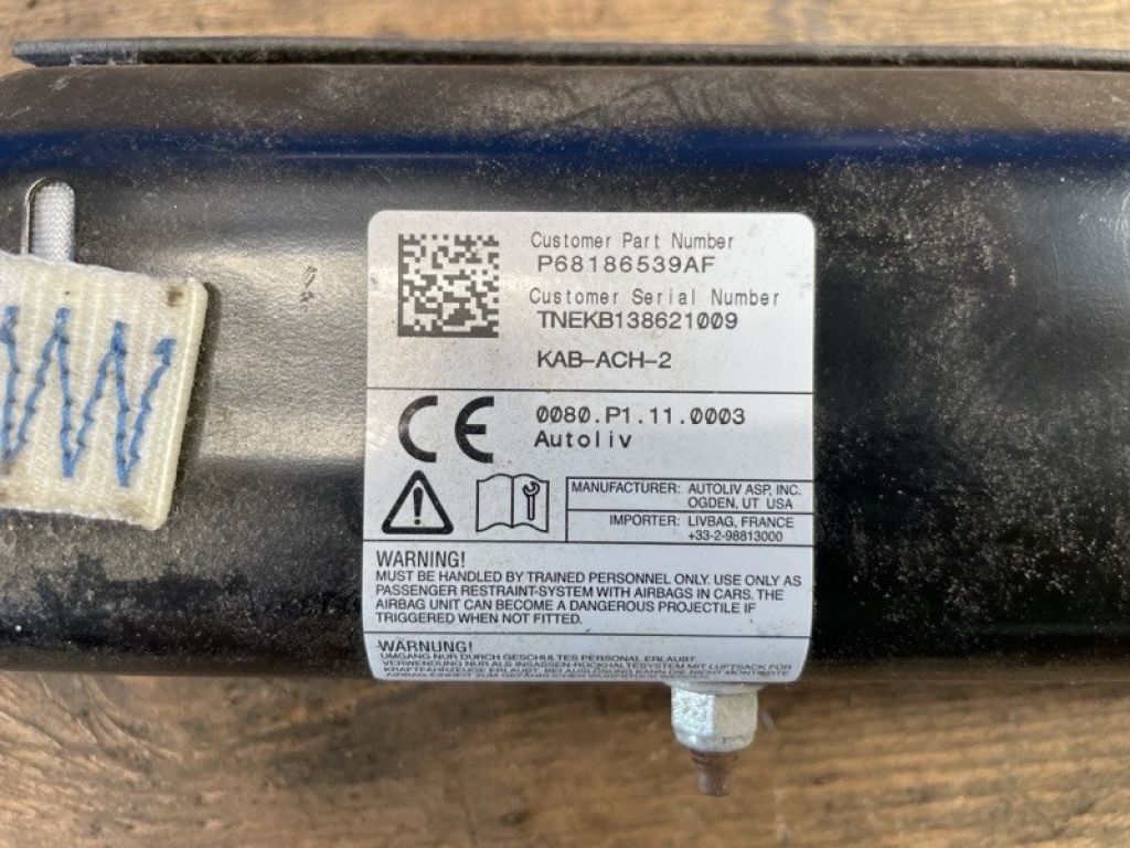 68186539AF | Подушка безопасности пассажира CHRYSLER PACIFICA 16-20 - Фото 5
