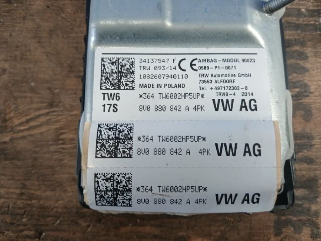 8V0880842A | Подушка безопасности в колени AUDI A3 (8V) 12–17 - Фото 3