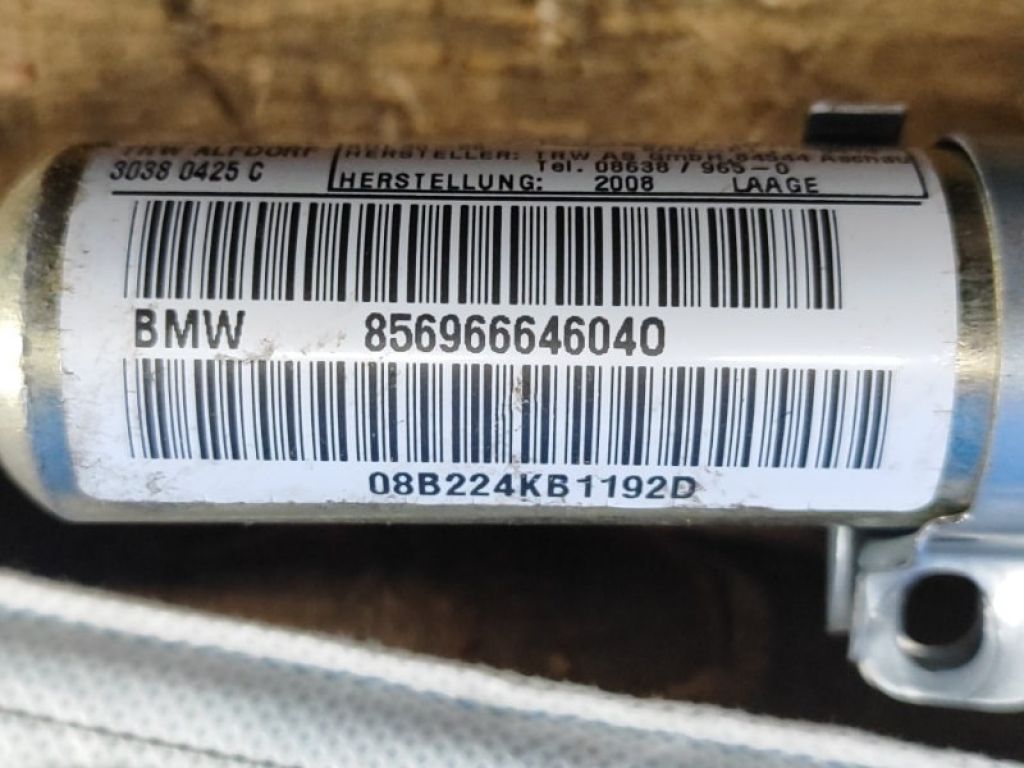 72126966646 | Подушка безпеки (штора) права BMW 3 SERIES (E90-E93) 2005–2014 - Фото 4