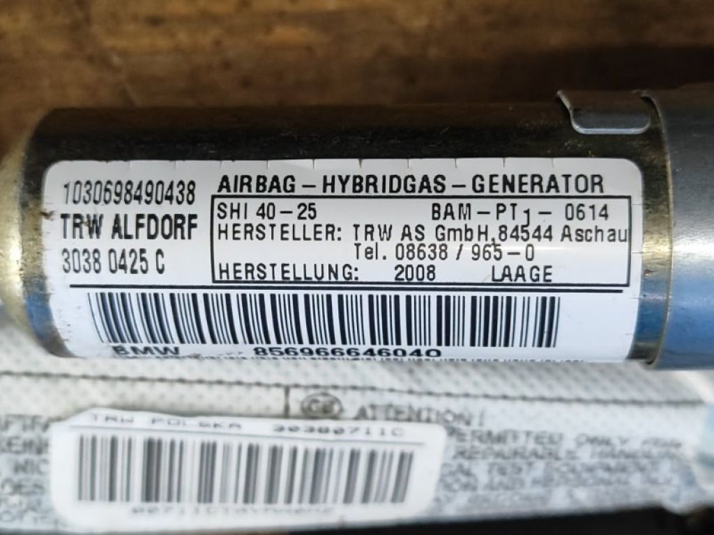 72126966646 | Подушка безпеки (штора) права BMW 3 SERIES (E90-E93) 2005–2014 - Фото 5