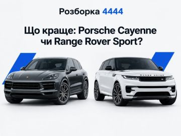 Что лучше porsche cayenne или range rover sport?