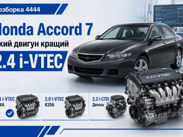Honda Accord 7 какой двигатель лучше?