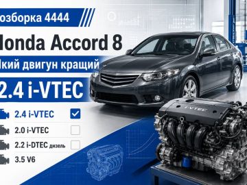 Honda Accord 8 какой двигатель лучше?