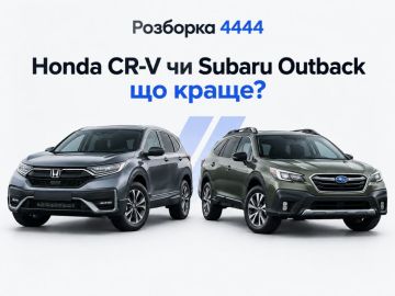 Honda CR-V или Subaru Outback что лучше?