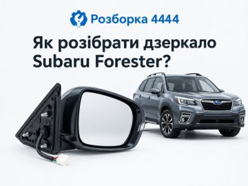 Как разобрать зеркало Subaru Forester?