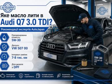 Какое масло лить в Audi Q7 3.0 TDI?