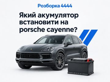 Какой аккумулятор поставить на porsche cayenne?
