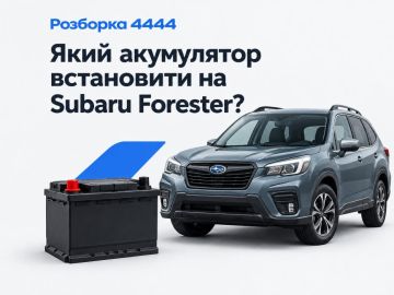 Какой аккумулятор поставить на Subaru Forester?