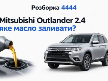 Mitsubishi outlander 2.4 какое масло лить?