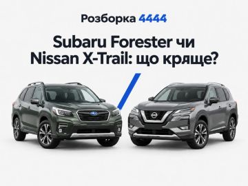 Subaru Forester или Nissan X-Trail что лучше?