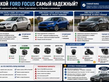 Какой Ford Focus самый надежный?