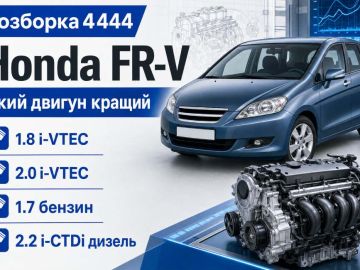 Какой двигатель Honda FR-V лучше?