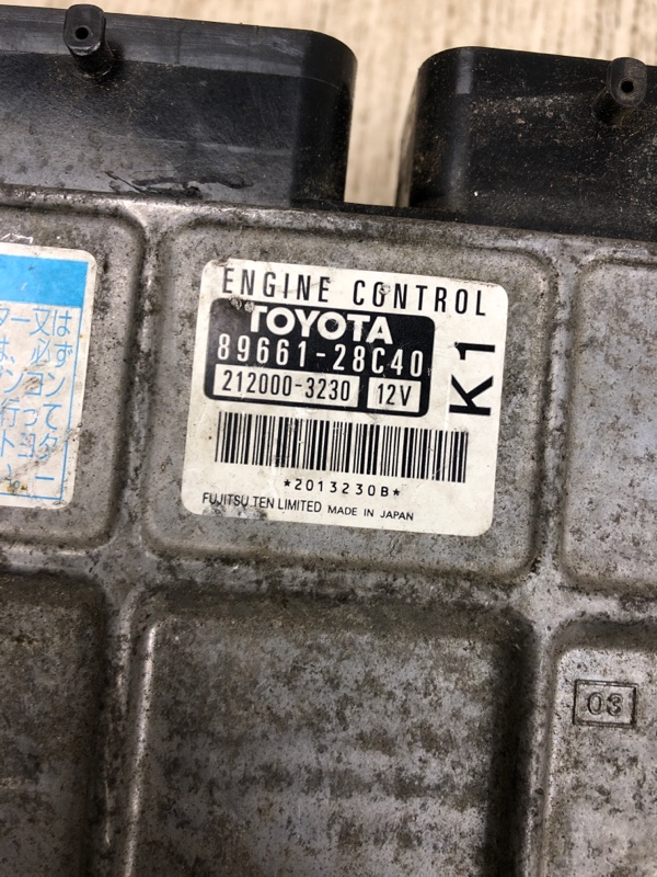 Блок керування двигуном TOYOTA AVENSIS 08-18 89661-28C40 — 4