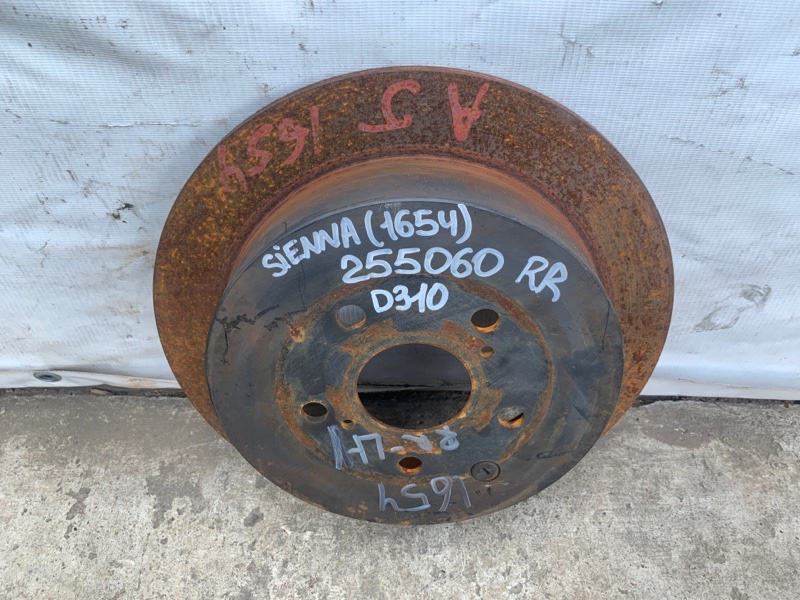 Гальмівний диск задній TOYOTA SIENNA 11-16 42431-0E020 — 2