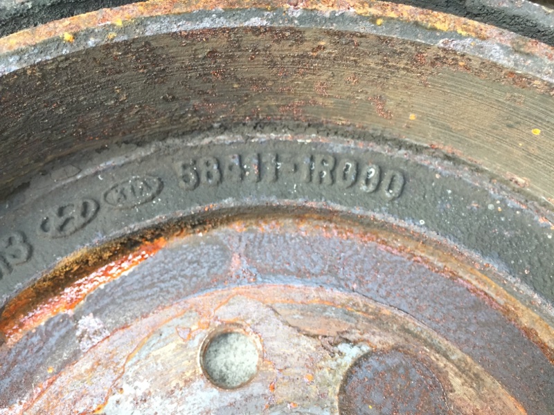 Гальмівний барабан HYUNDAI ACCENT RB 10- 58411-1R000 — 5