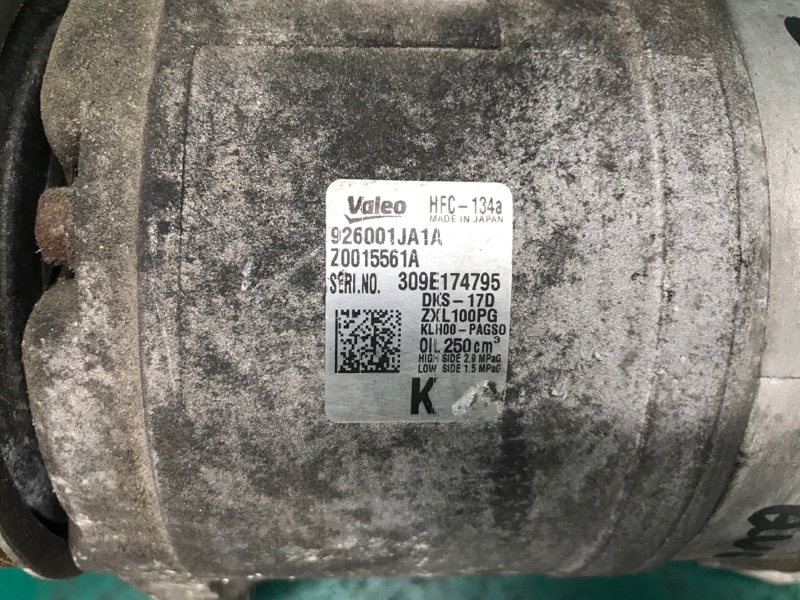 Компресор кондиціонера NISSAN QUEST S 11-17 92600-1JA1A — 4