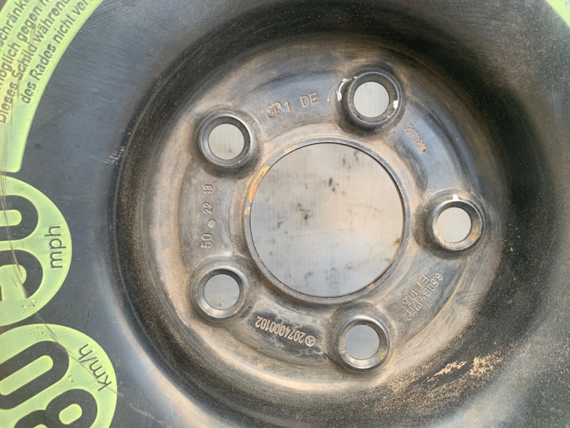 Колісний диск (докатка) MERCEDES E-CLASS C207 09-16 207 400 01 02 — 3
