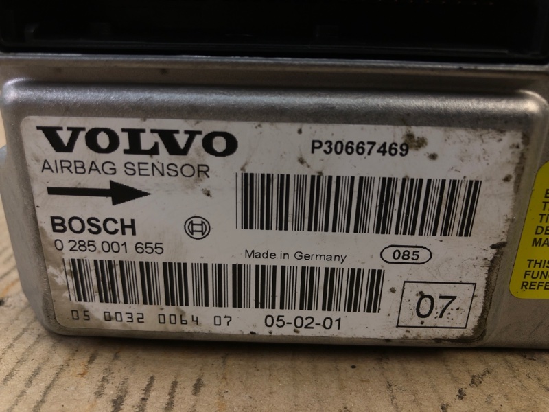 Блок керування AIRBAG VOLVO S60 00-09 30667469 — 3