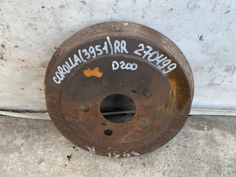 Гальмівний барабан TOYOTA COROLLA 120 00-07 42431-02100 — 2