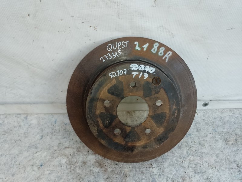 Гальмівний диск задній NISSAN QUEST S 11-17 43206-CA000