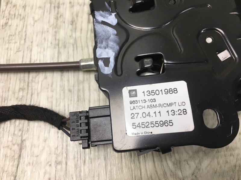 Замок кришки багажника CHEVROLET CRUZE 08-15 13501988 — 5